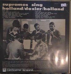 The Supremes Sing Holland - Dozier - Holland LP