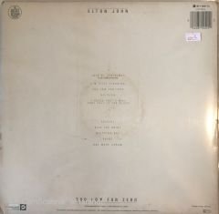 Elton John Too Low For Zero LP