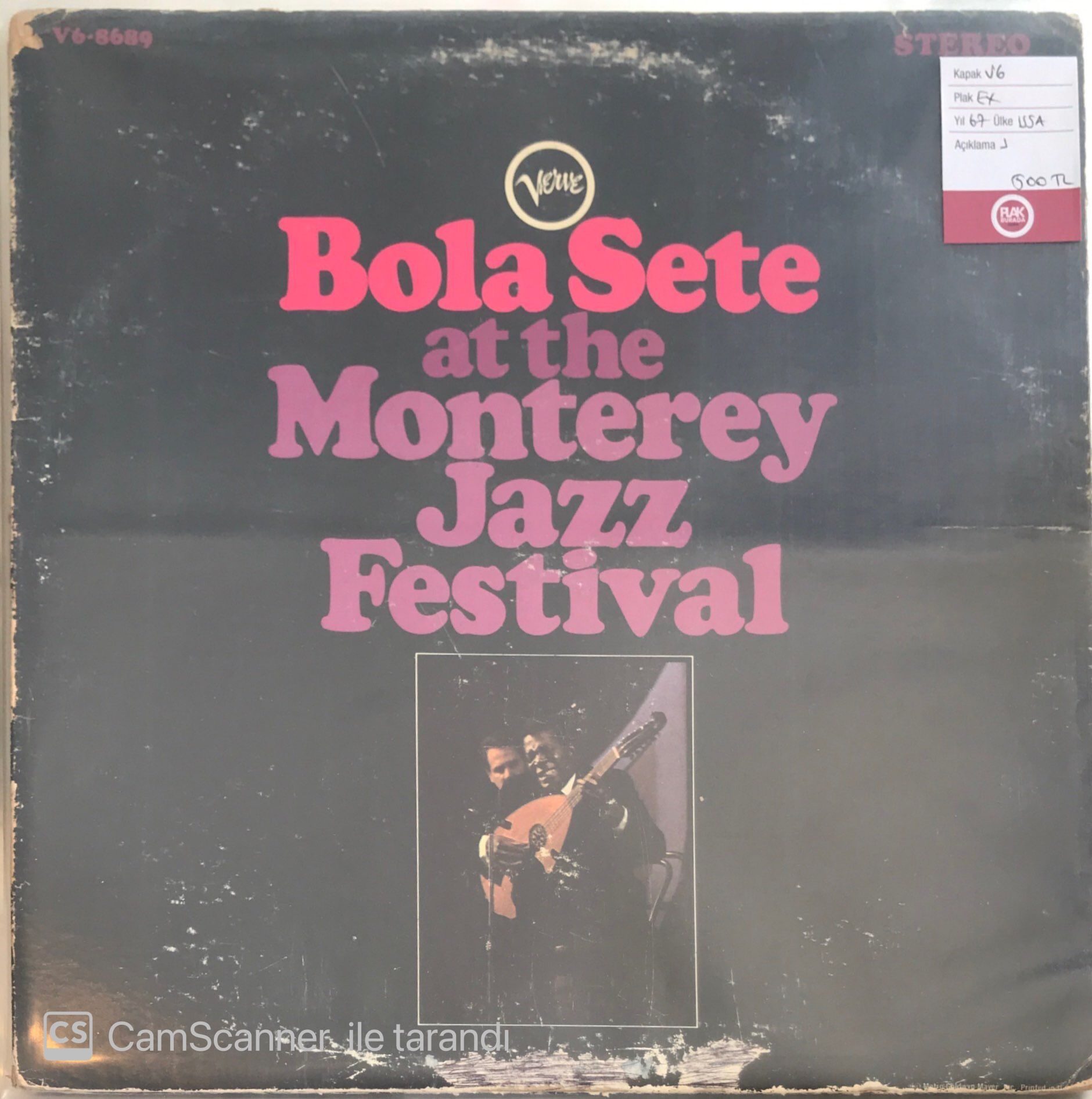 Bola Sete - At The Monterey Jazz Festival LP