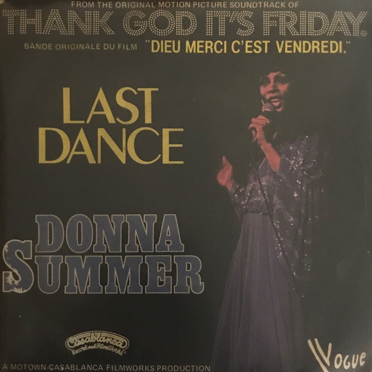 Donna Summer Last Dance 45lik