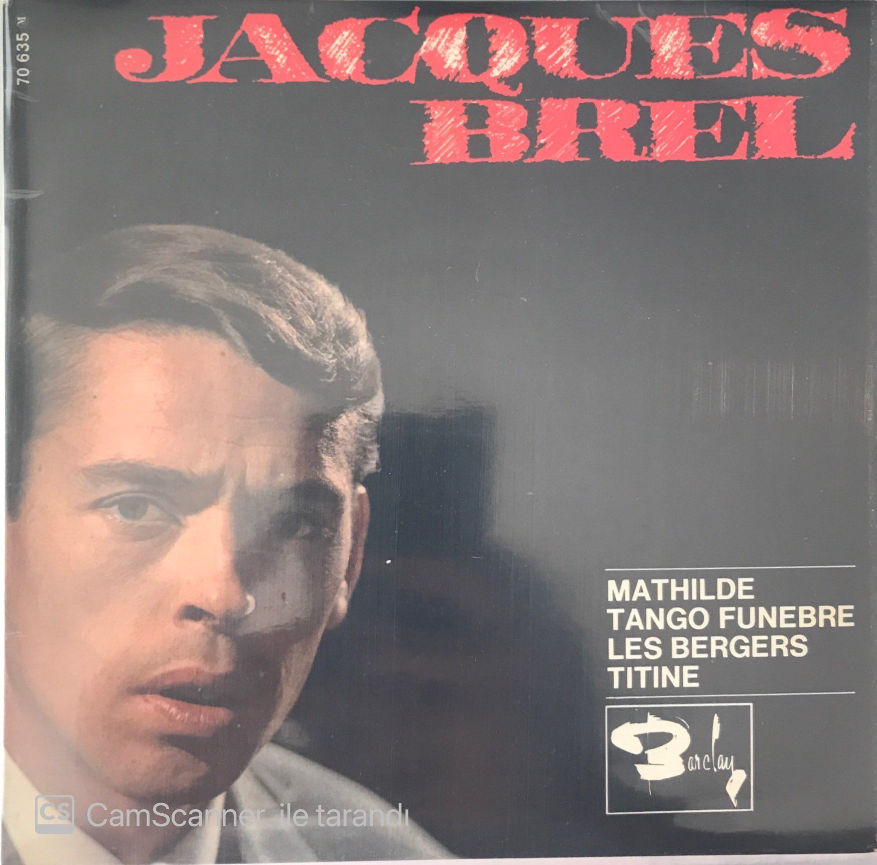 Jacques Brel Mathilde 45lik