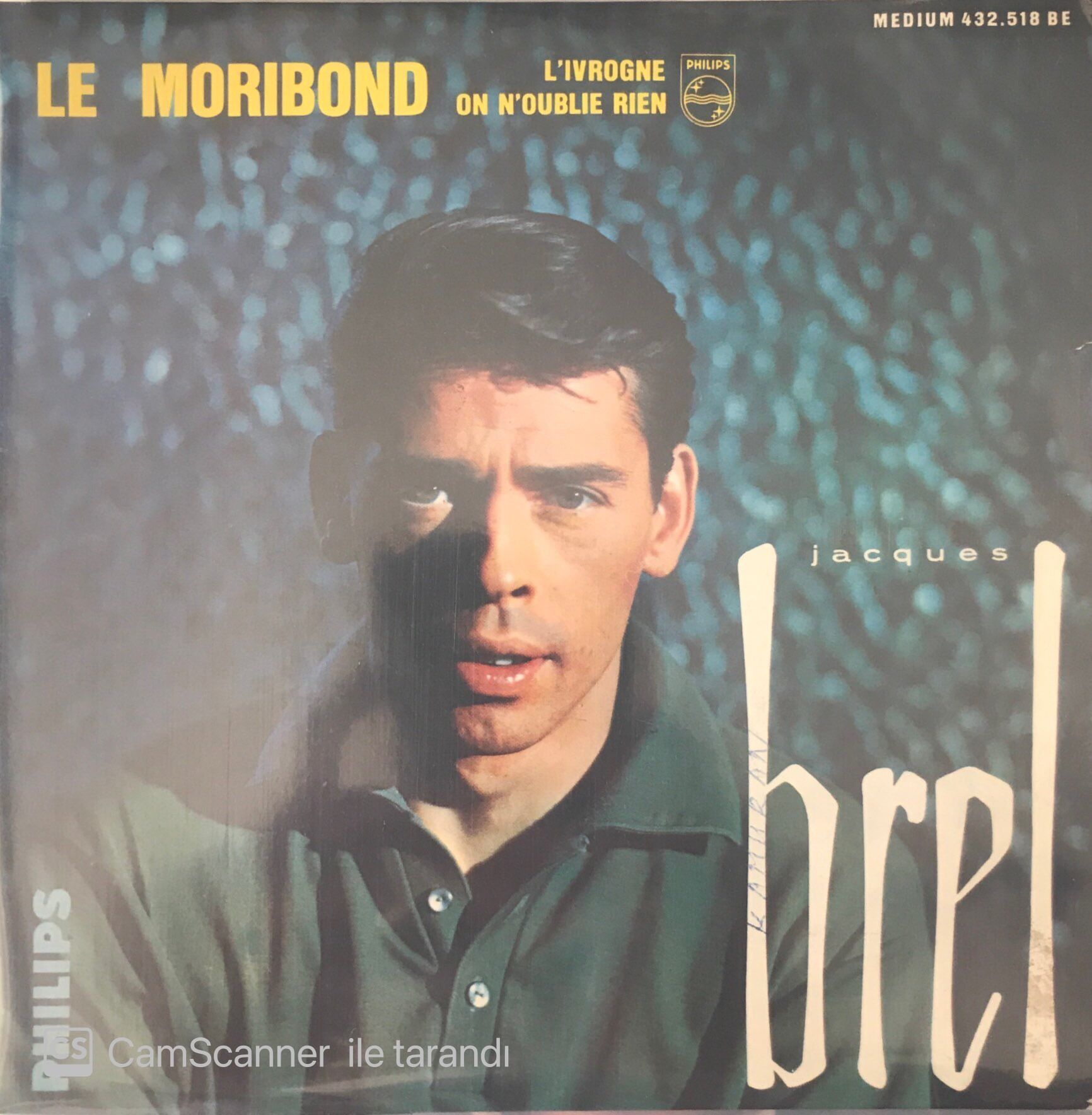 Jacques Brel Le Moribond 45lik