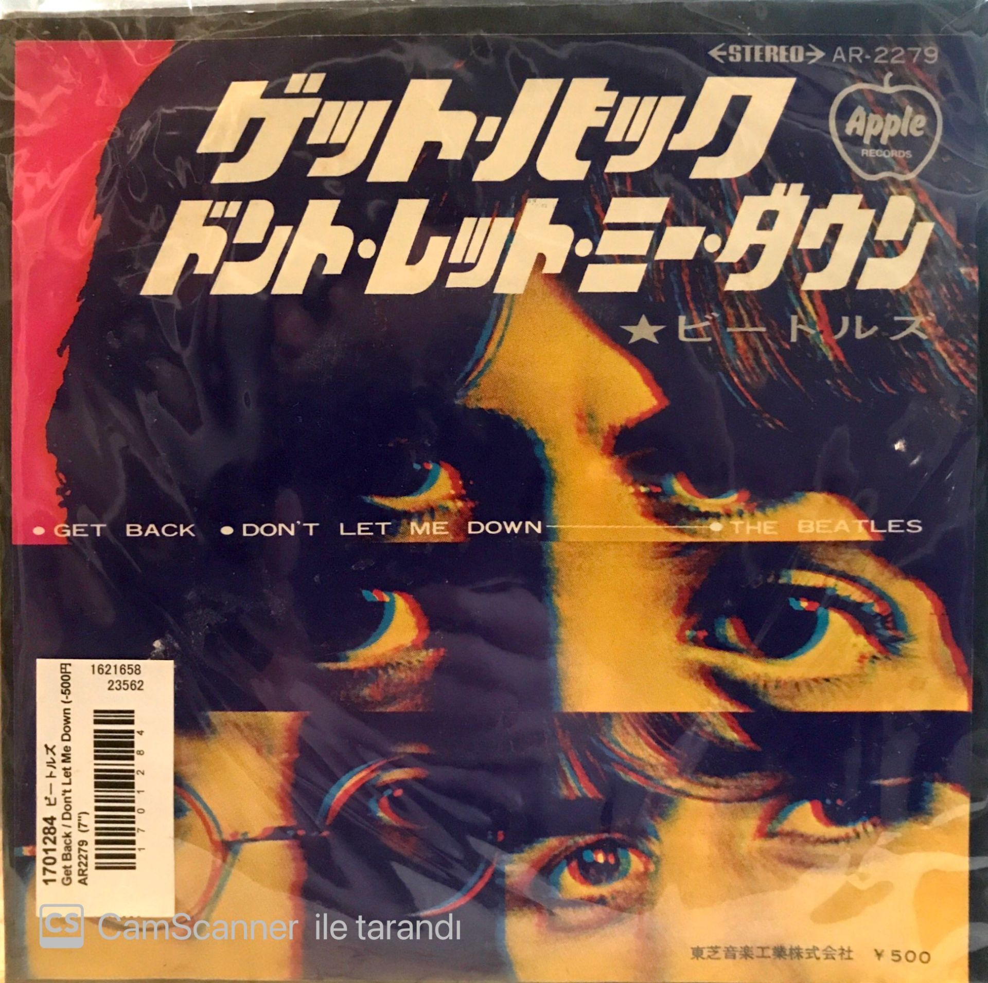 The Beatles - Get Back 45lik (Japon Baskı)