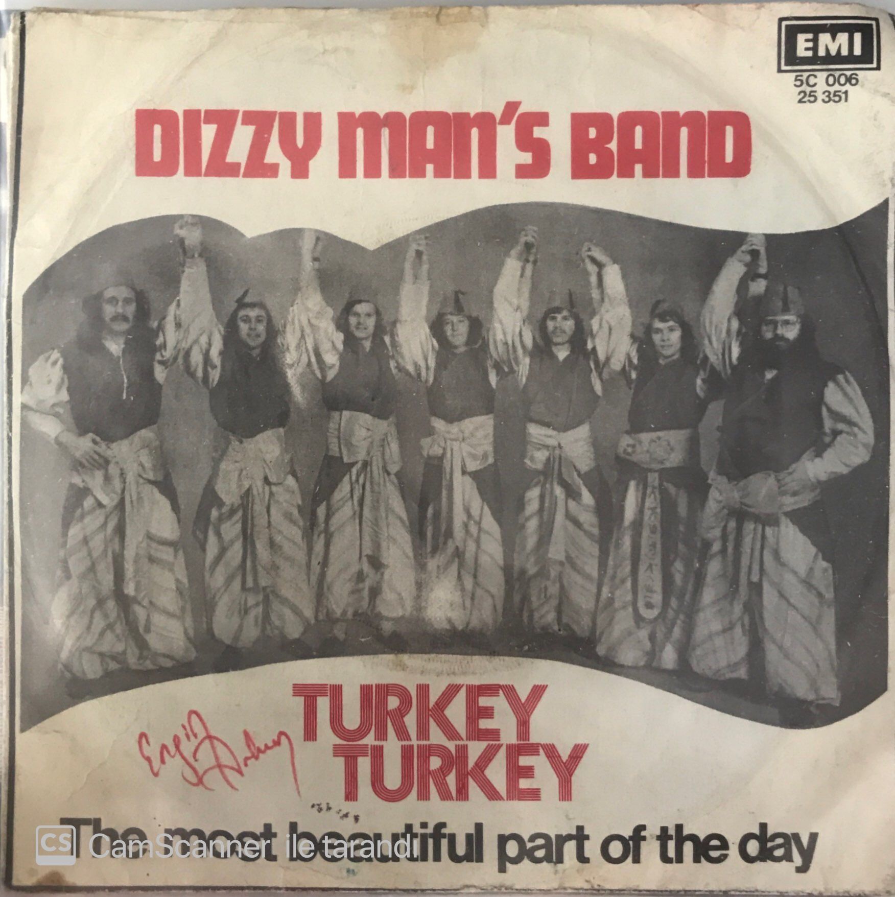 Dizzy Man's Band Turkey Turkey 45lik