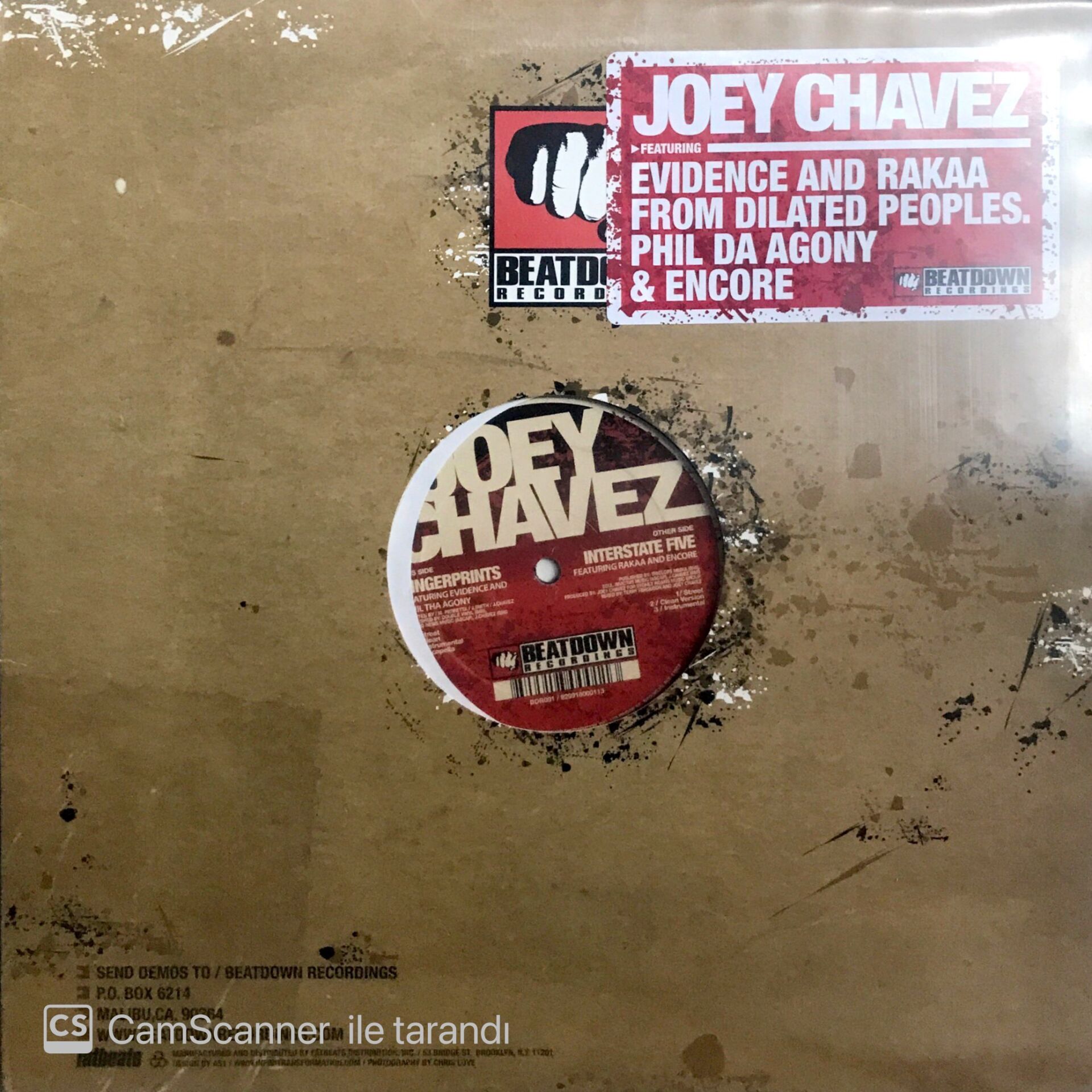 Joey Chavez / Fingerprints LP Maxi Single