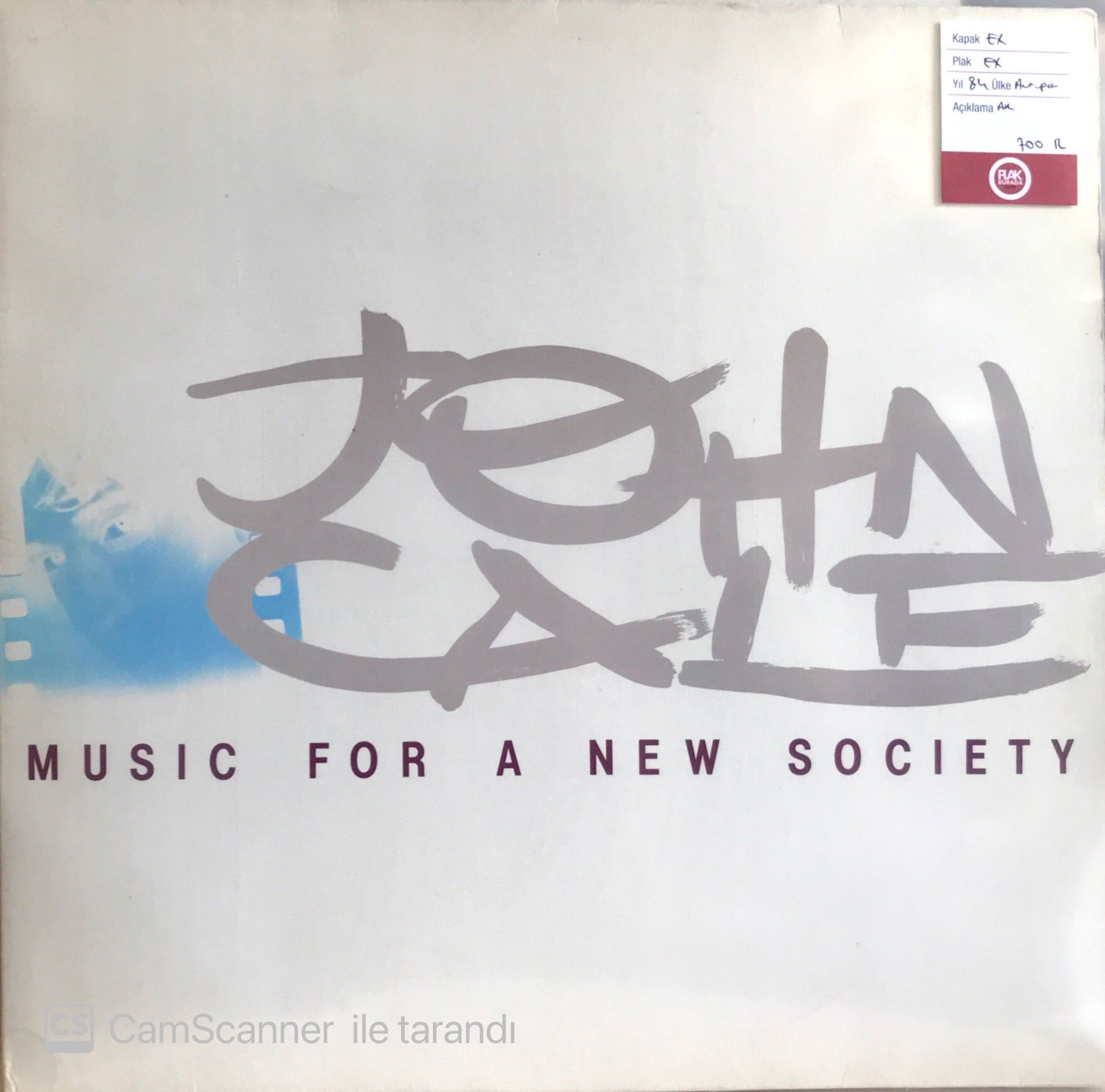 John Cale / Music For A New Society LP
