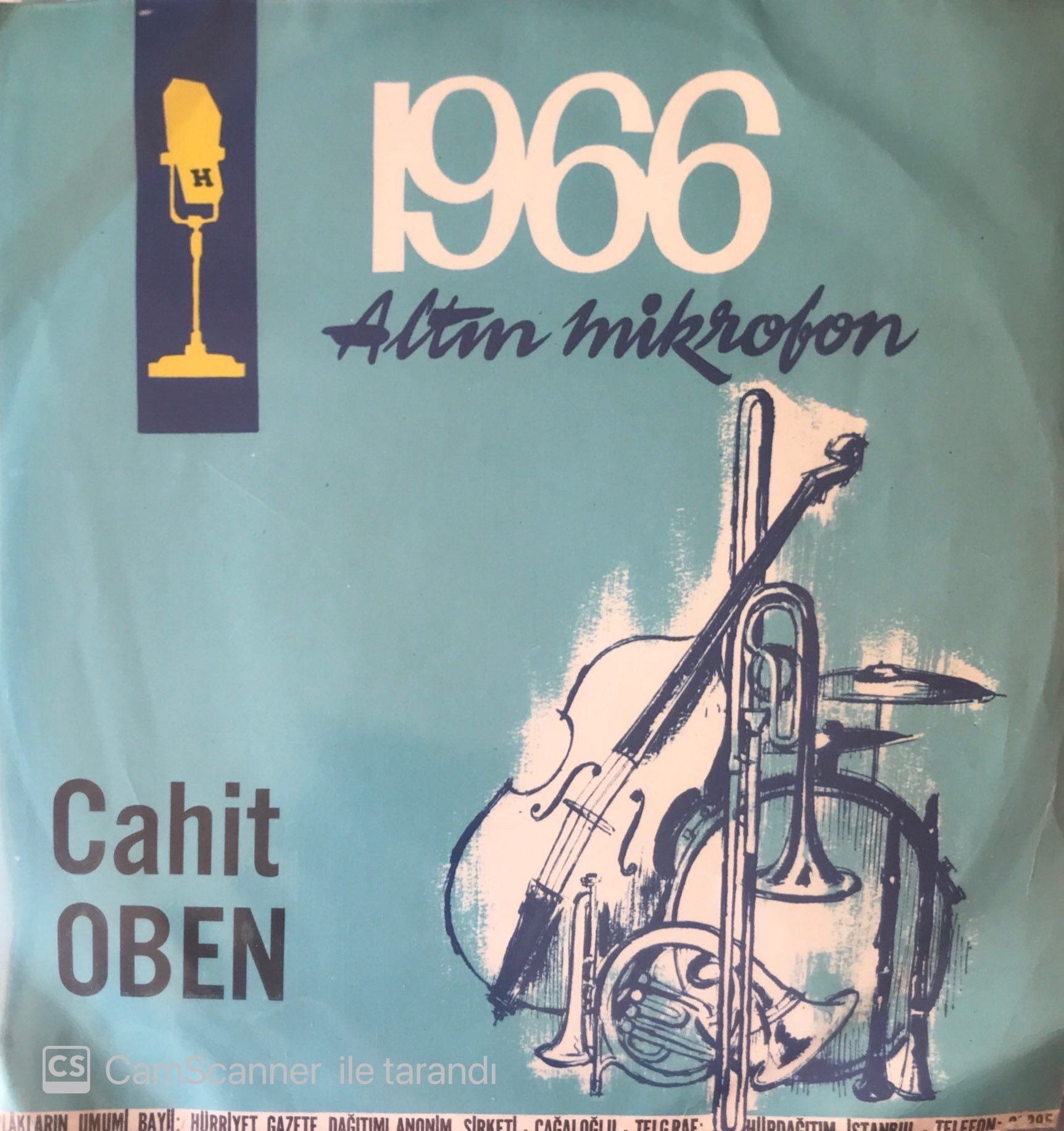 Altın Mikrofon 1966 Cahit Oben Her Gün Kavga Var 45lik
