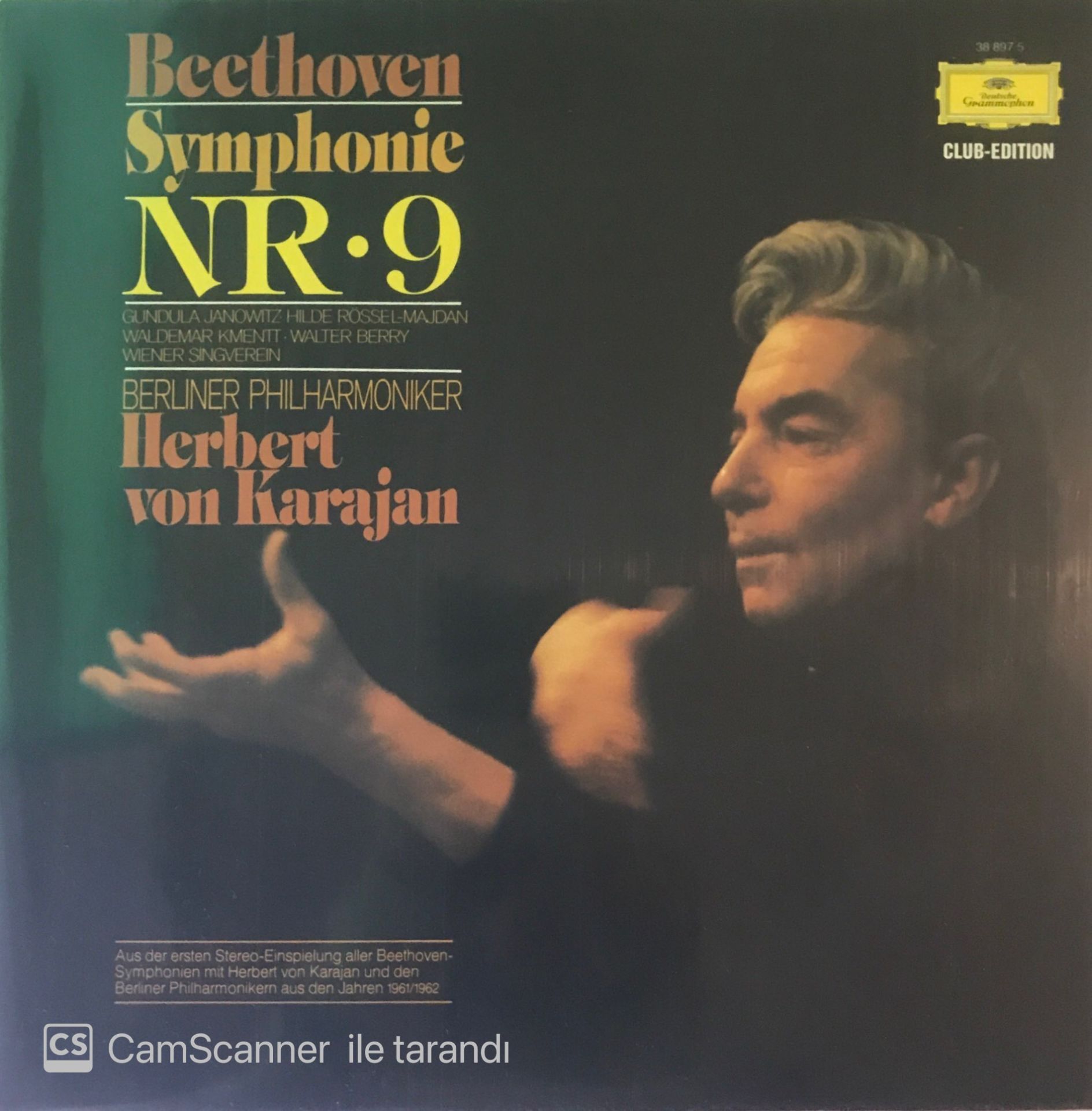 Beethoven Symphony NR 9 LP