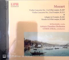 Mozart: Violin Concertos 1&2 / Suna Kan - Gürer Aykal CD