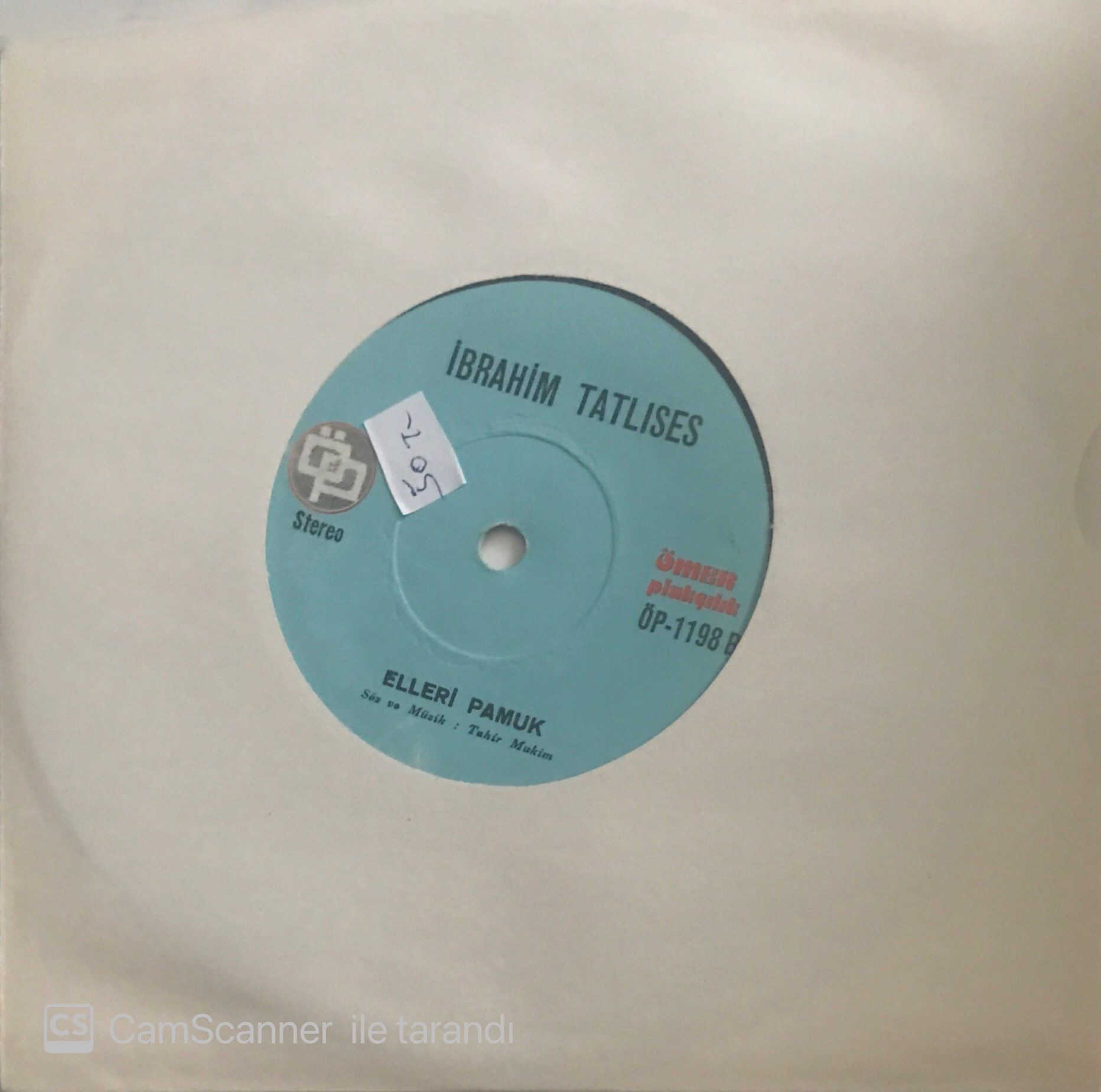 İbrahim Tatlıses Elleri Pamuk 45lik