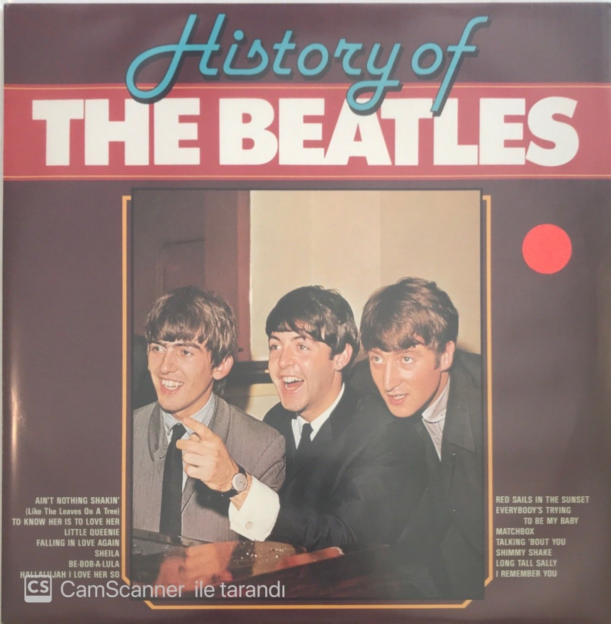 History Of The Beatles LP