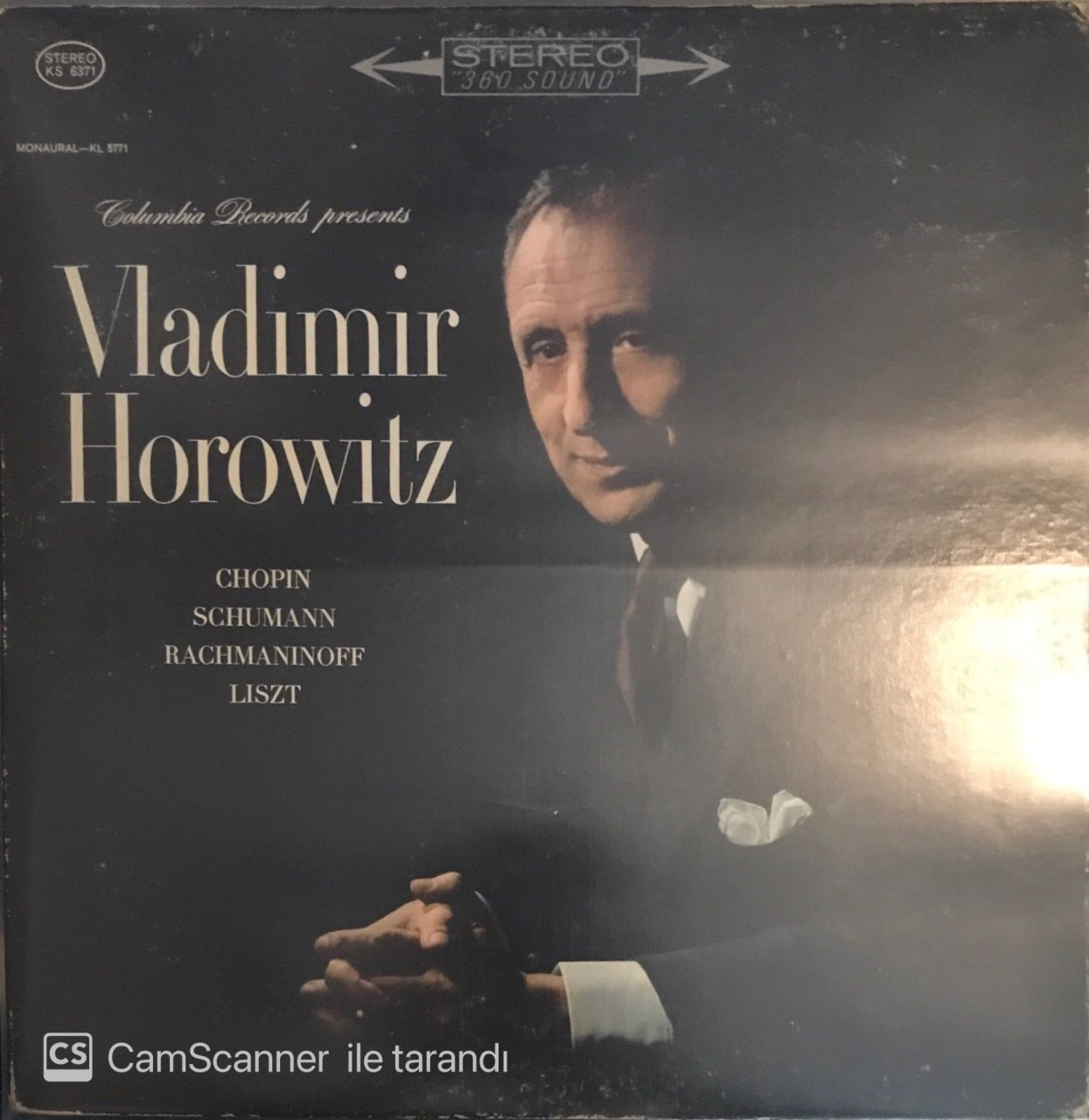 Vladimir Horowitz Chopin - Schumann - Rachmaninoff - Liszt LP