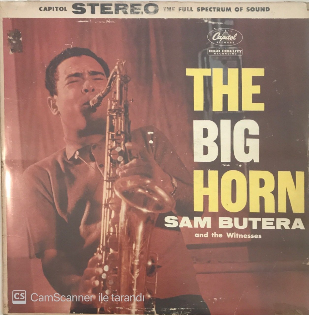 The Big Horn Sam Butera And The Witnesses LP