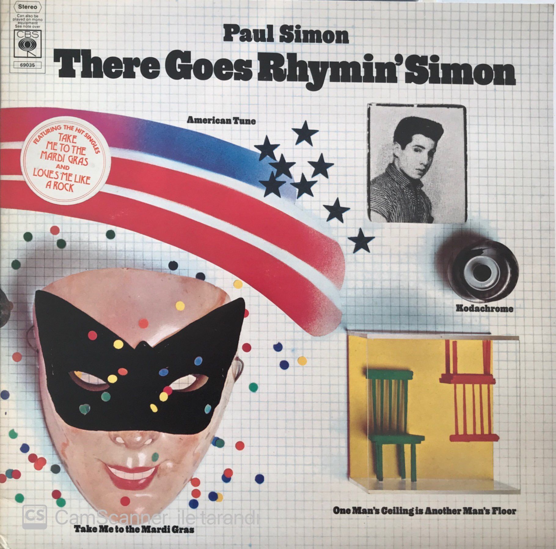 Paul Simon There Goes Rhymin' Simon LP