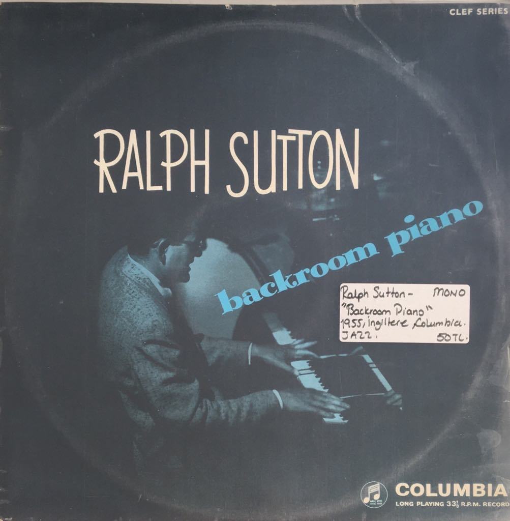 Ralph Sutton Backroom Piano LP
