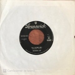 Brenda Lee All Alone Am I 45lik
