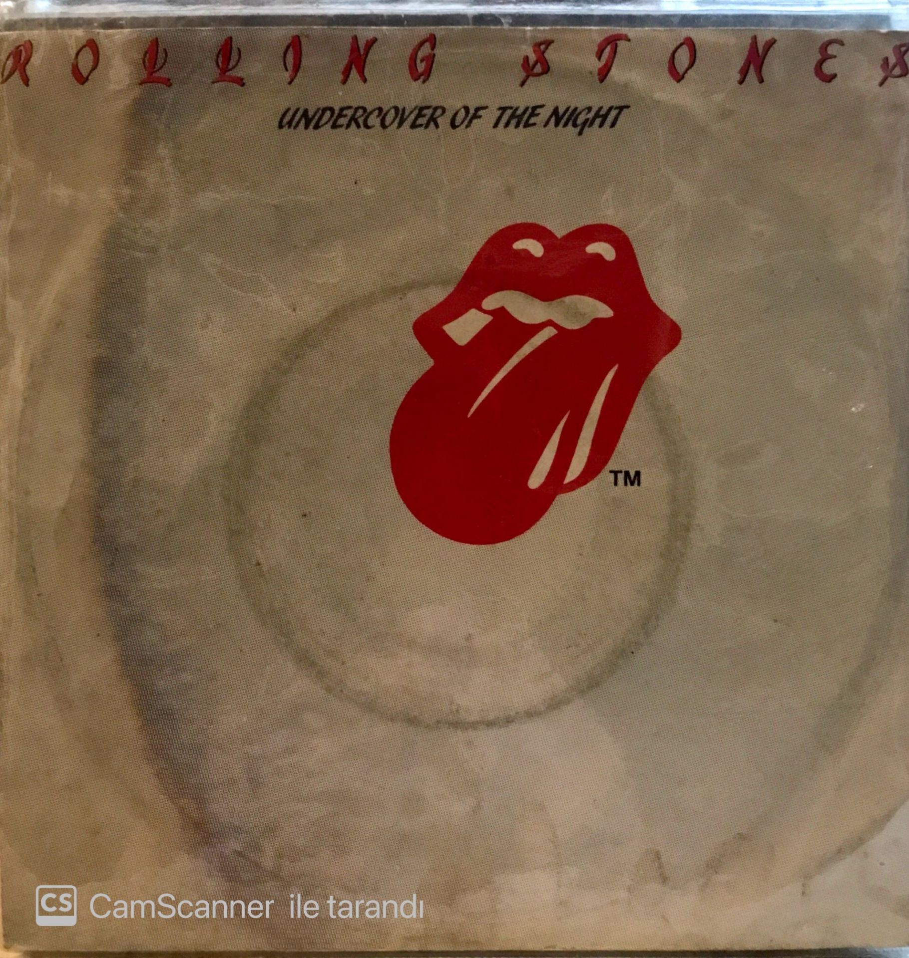 Rolling Stones - Undercover of the Night 45lik