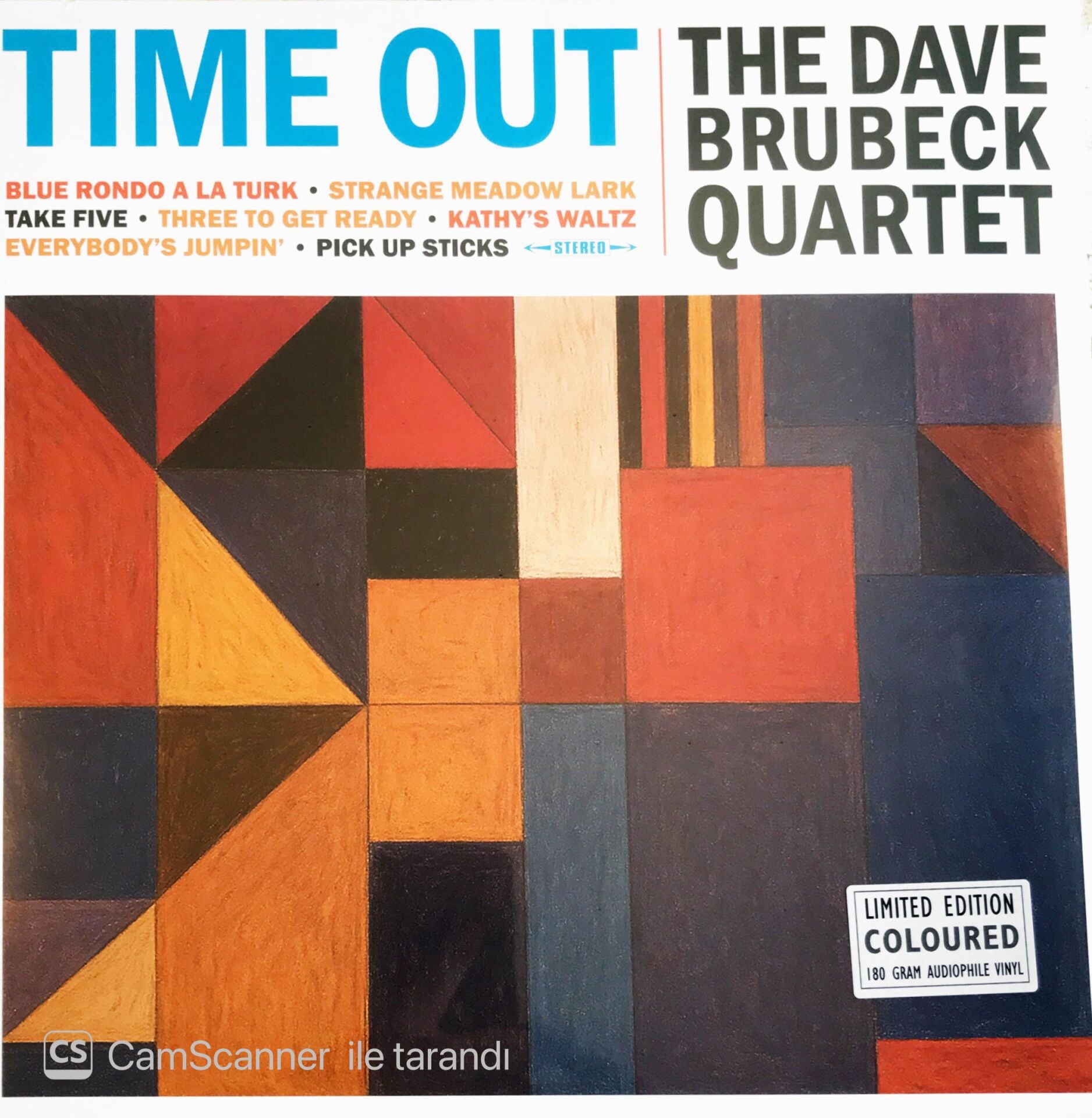 The Dave Brubeck Quartet – Time Out (Limited Edition Coloured LP) LP
