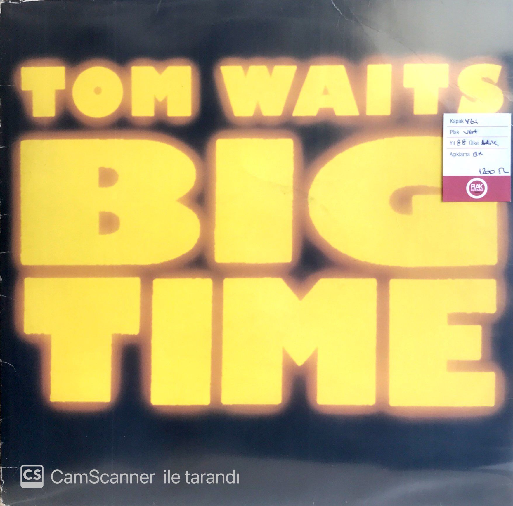 Tom Waits / Big Time LP