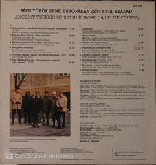 Ancient Turkish Music In Europe - Kecskes Ensemble - Esmail Vasseghi / Rene Clemencic LP