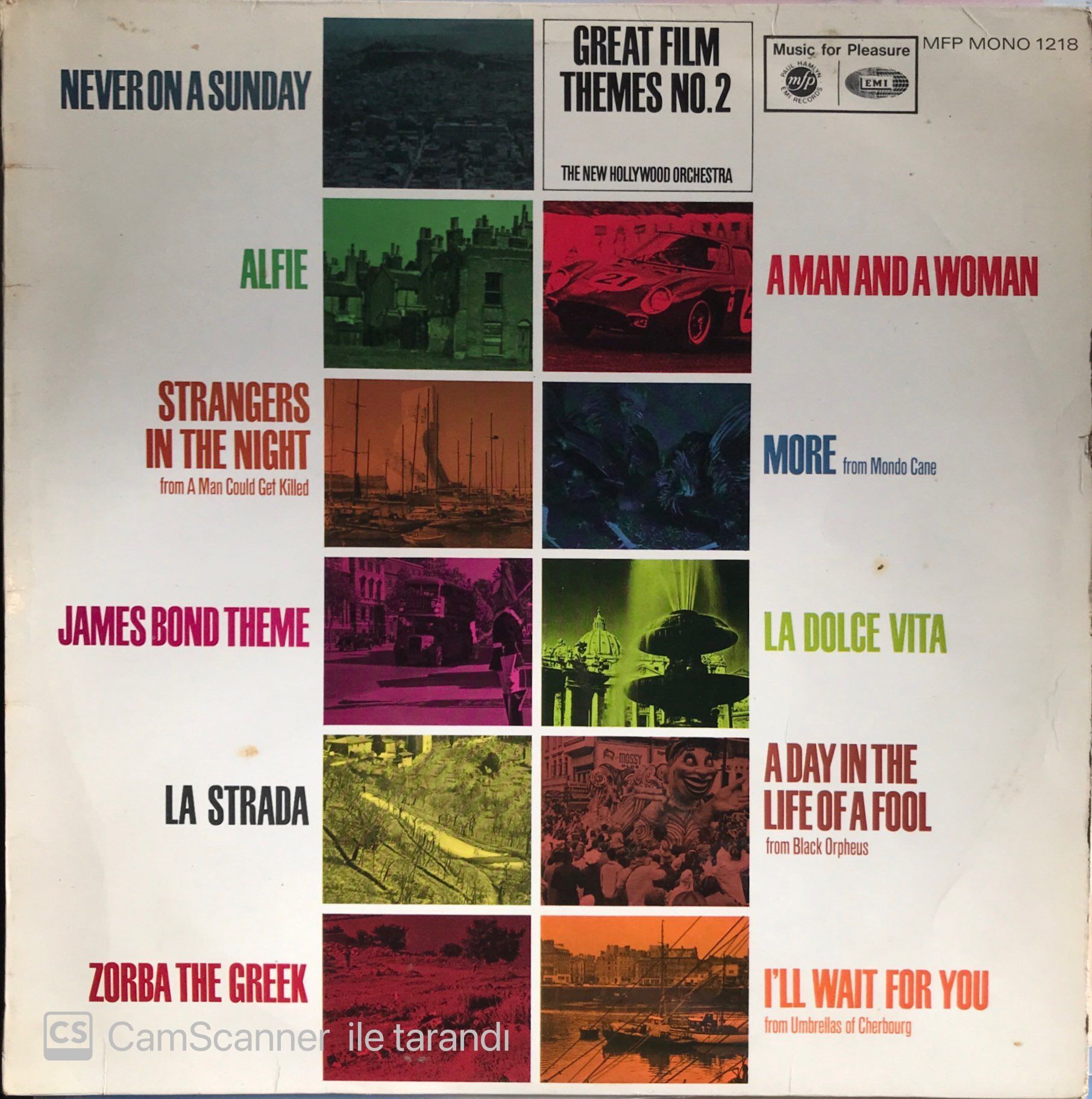 Great Film Themes No.2 The New Hollywood Orchestra LP