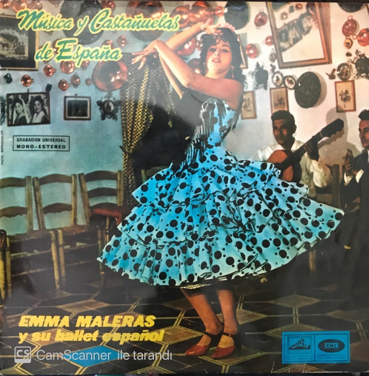 Emma Maleras Musica Y Castanuelas De Espana LP