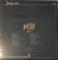 Edith Piaf Disque D'or Vol. 1 LP