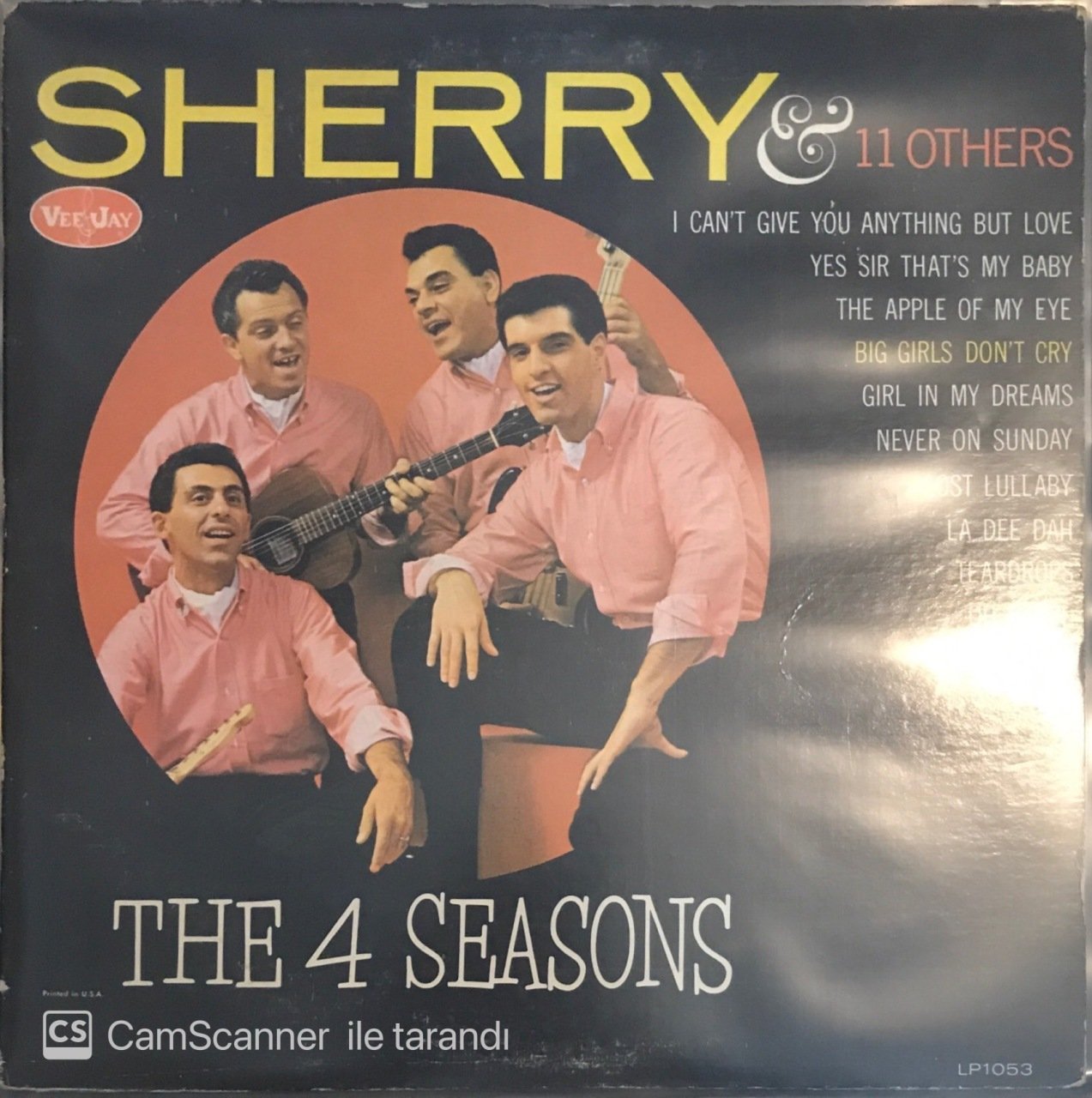 Sherry 11 Others The 4 Seasons Featuring The Sound Of Frankie Valli LP