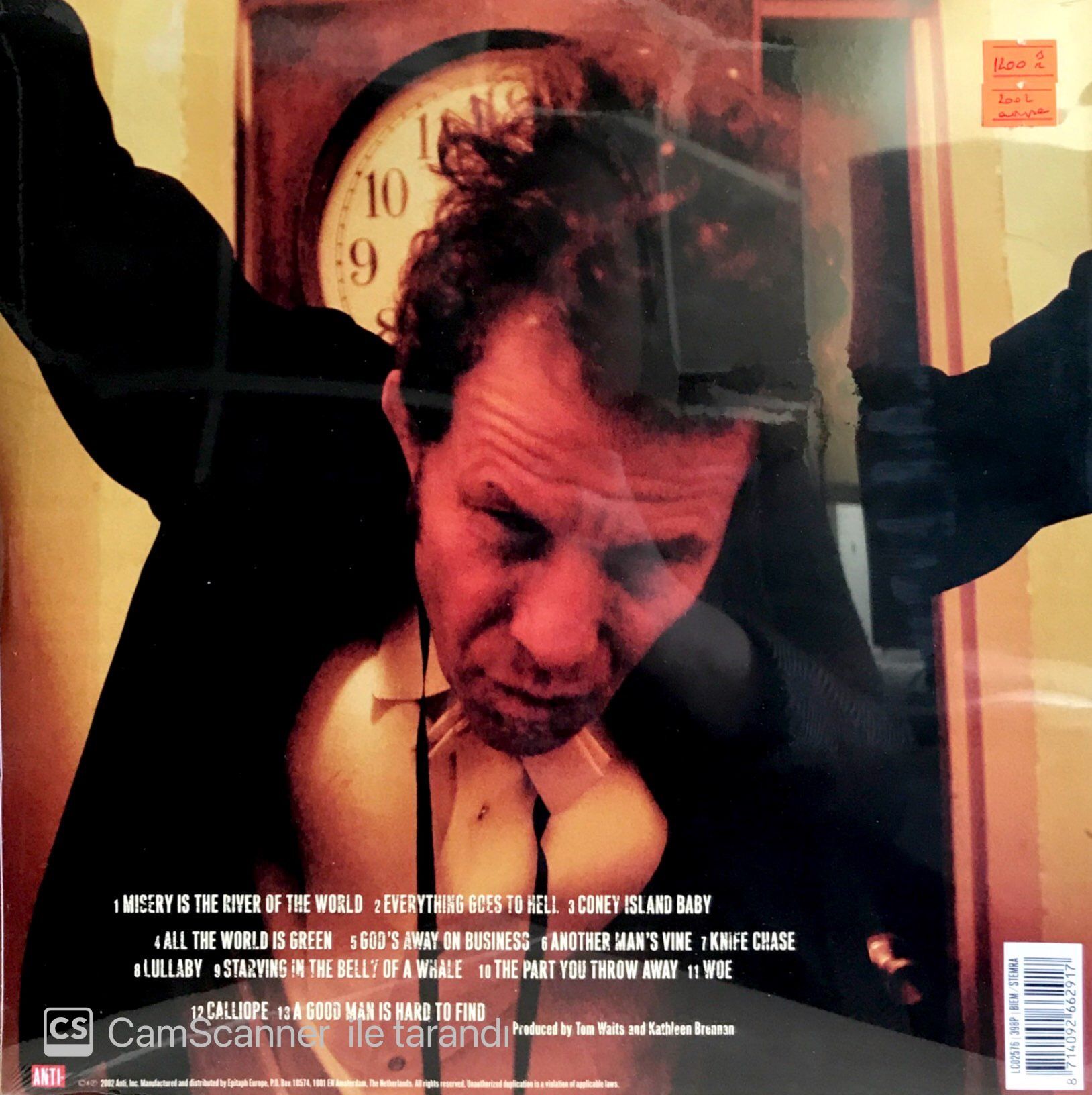 Tom Waits / Blood Money LP