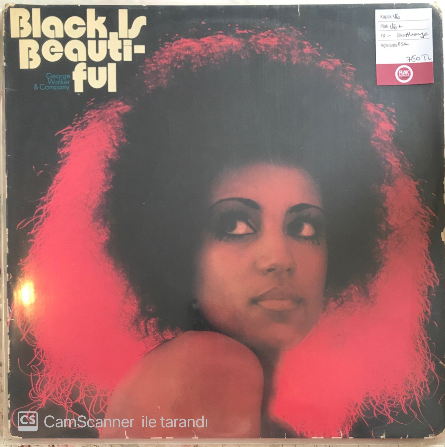 George Walker - Black Is Beautiful LP