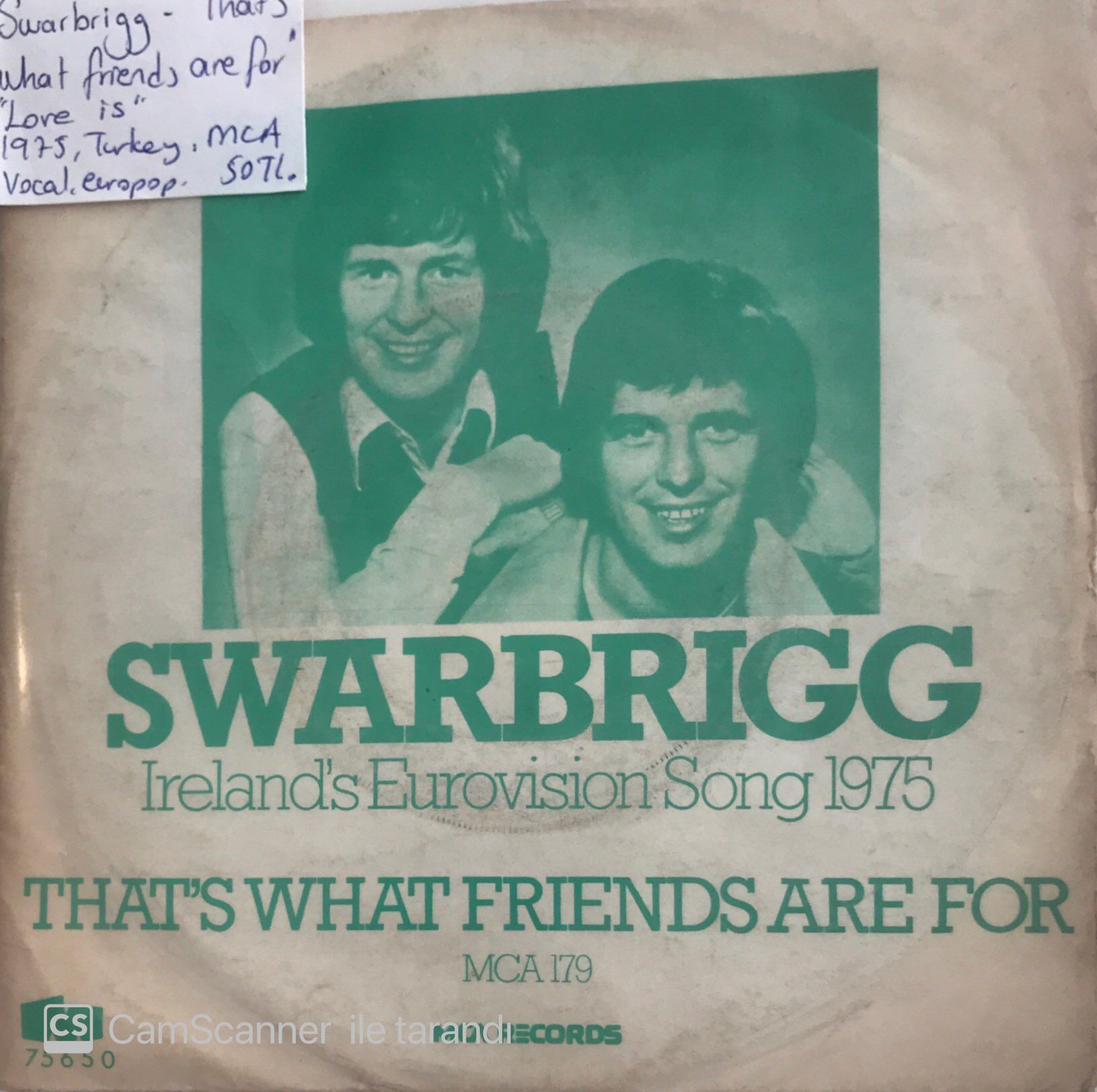 Swarbrigg That's What Friends Are For 45lik