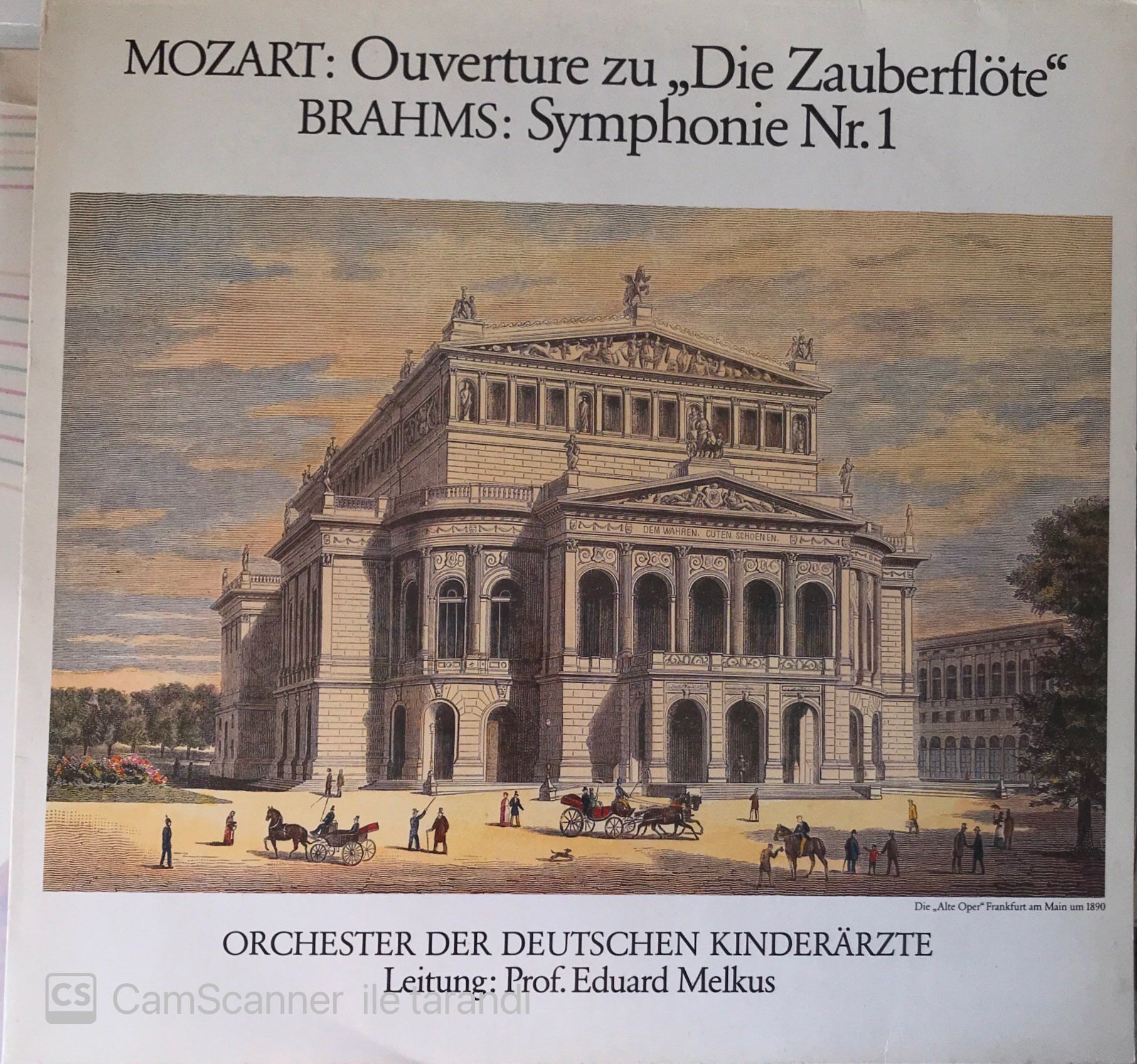 Mozart Ouverture Zu Die Zauberflöte Brahms Symphonie Nr.1 LP
