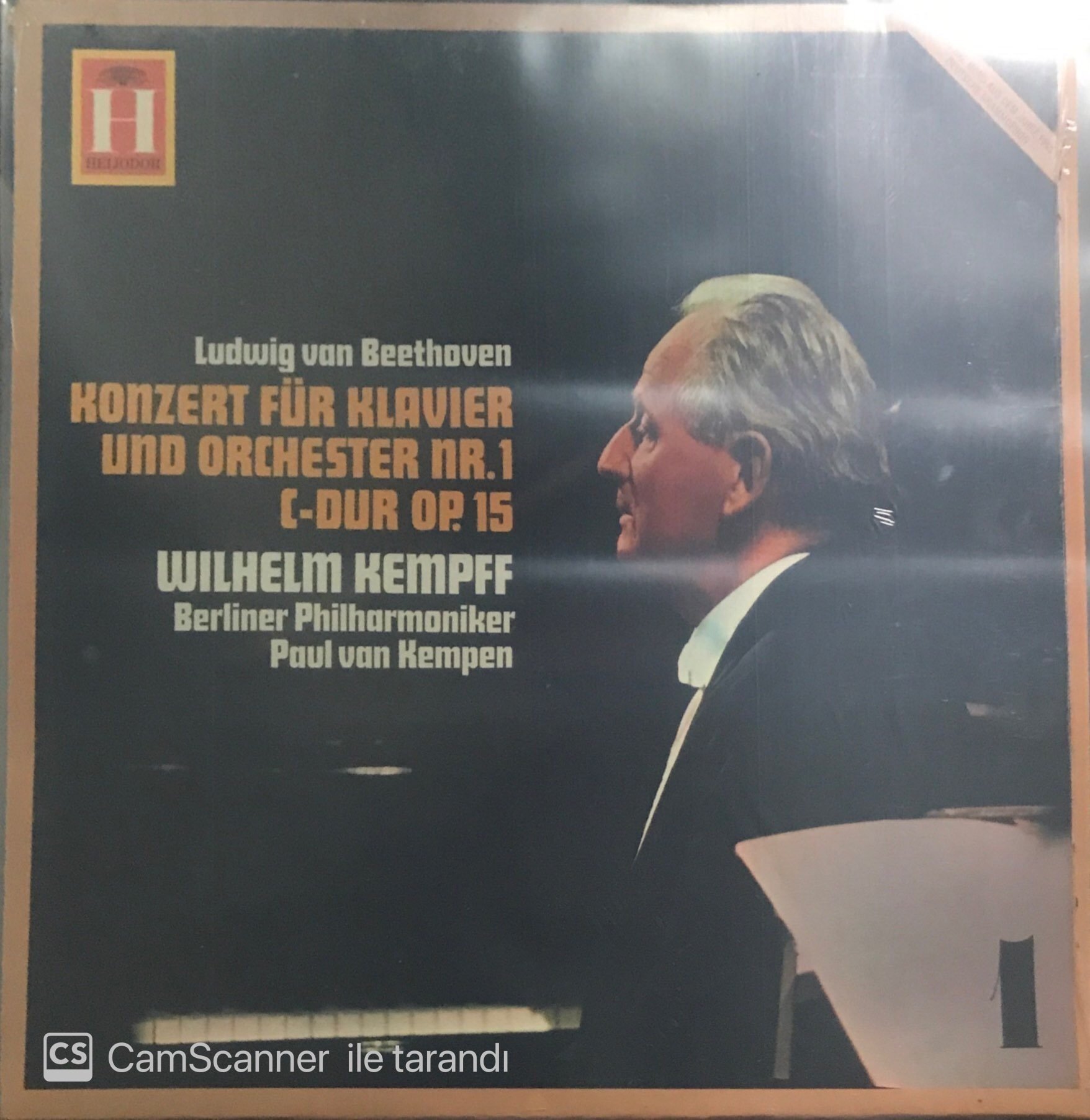 Beethoven Konzert Für Klavier Und Orchester Nr. 1 C-Dur Op. 15 LP