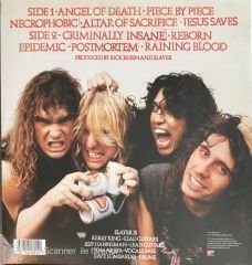 Slayer Reign In Blood LP
