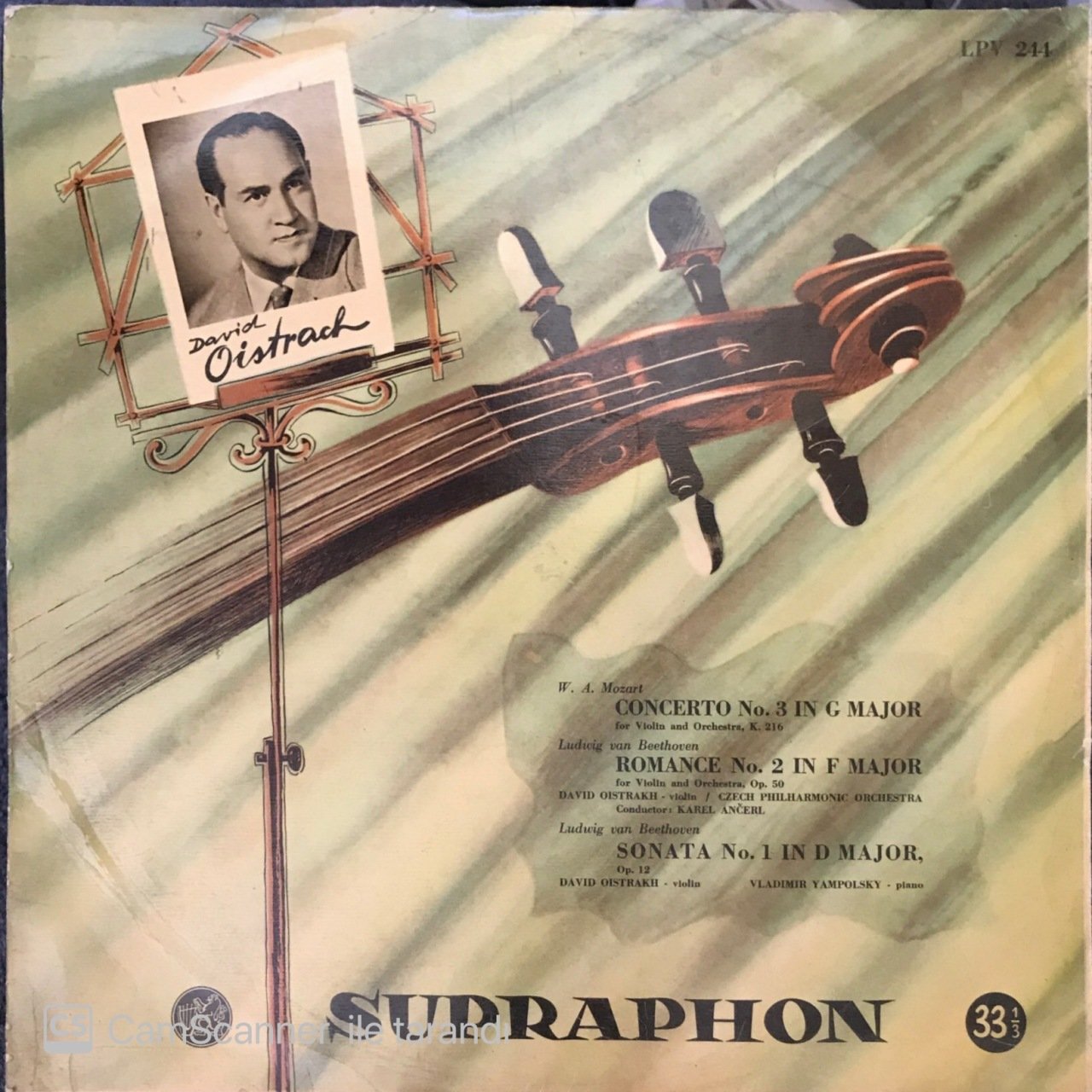 David Oistrack Supraphon LP