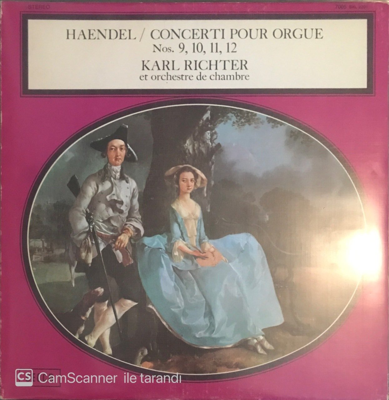 Haendel Concerti Pour Orgue Nos. 9,10,11,12 Karl Richter Et Orchestre De Chamre LP