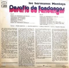 Los Hermanos Montoya - Desafio De Fandangos - LP