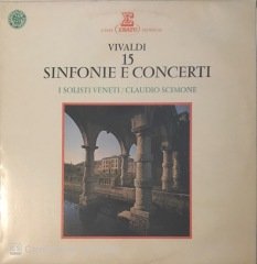 Vivaldi 15 Sinfonie E Concerti Double LP