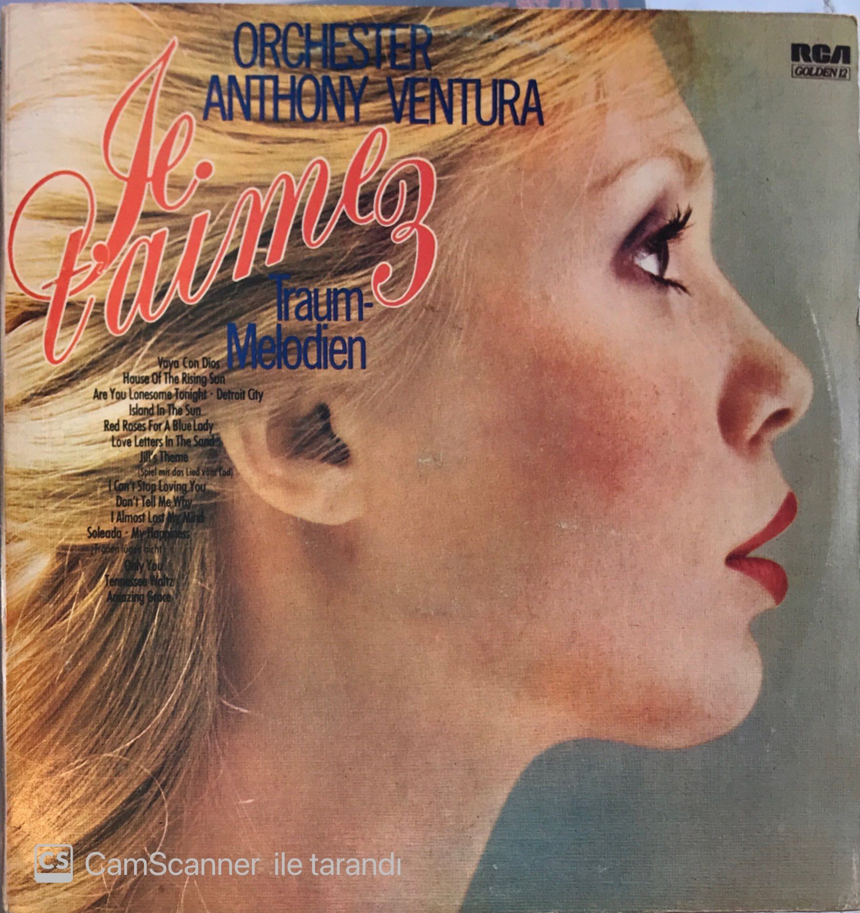 Orchester Anthony Ventura Je T'aime 3 LP