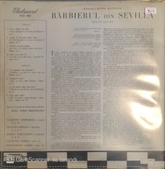 Rossini Selectiuni Din Barbierul Din Sevilla LP