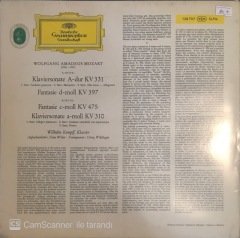 Wolfgang Amadeus Mozart Klaviersonaten A-Dur KV 331 Und A-Moll Kv 310 LP