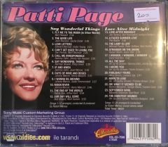 Patti Page - Say Wonderful Things & Love After Midnight CD