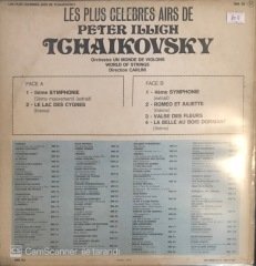 Les Plus Celebres Airs De Peter Illigh Tchaikovsky LP