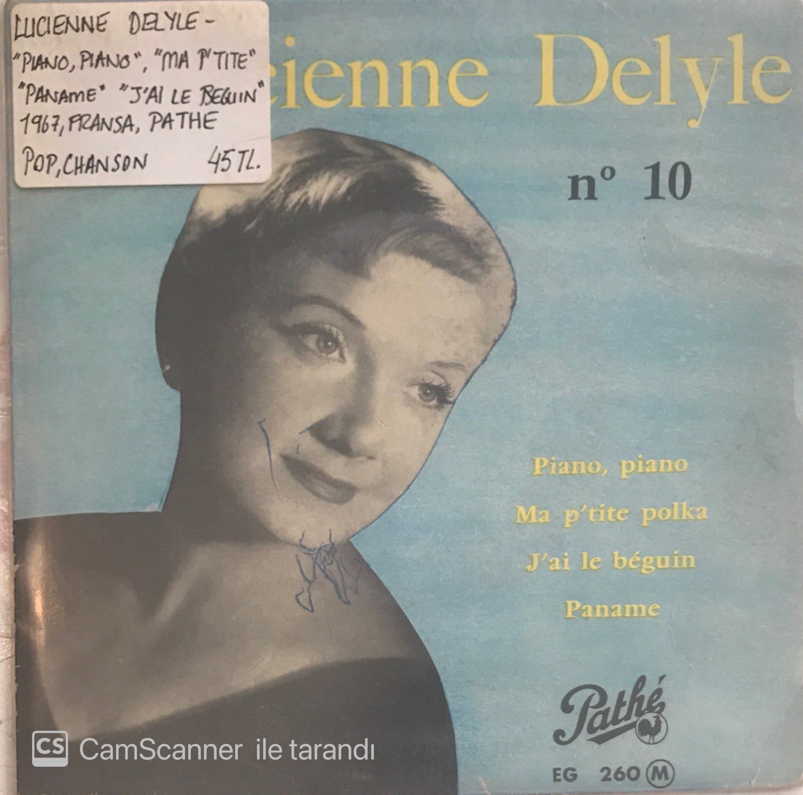 Lucienne Delyle Piano Piano 45lik