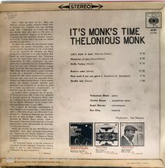 It's Monk's Time - Thelonious Monk LP