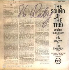 Oscar Peterson - The Sound of Trio LP