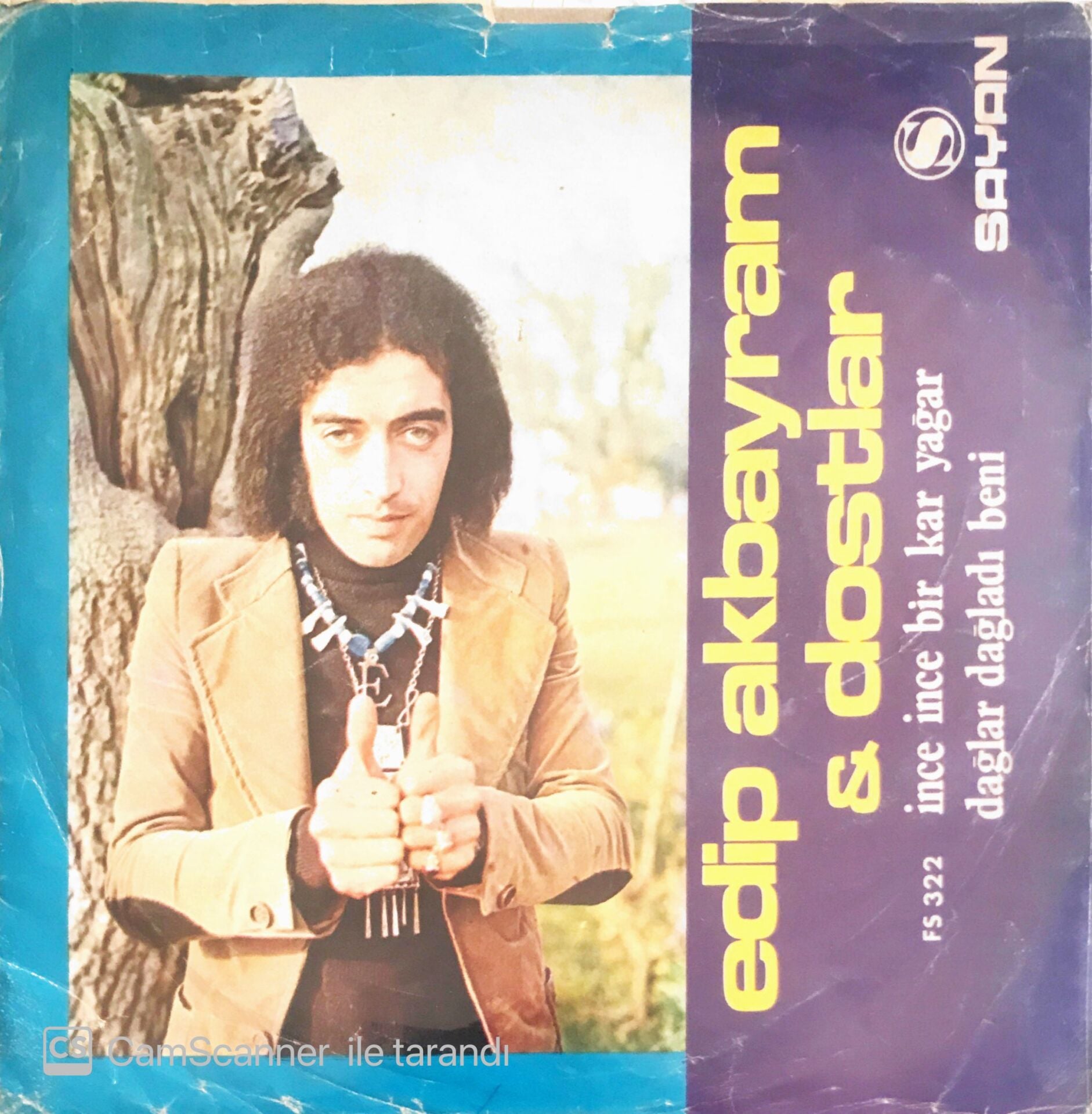 Edip Akbayram & Dostlar - İnce İnce Bir Kar Yağar/Dağlar Dağladı Beni - 45'lik