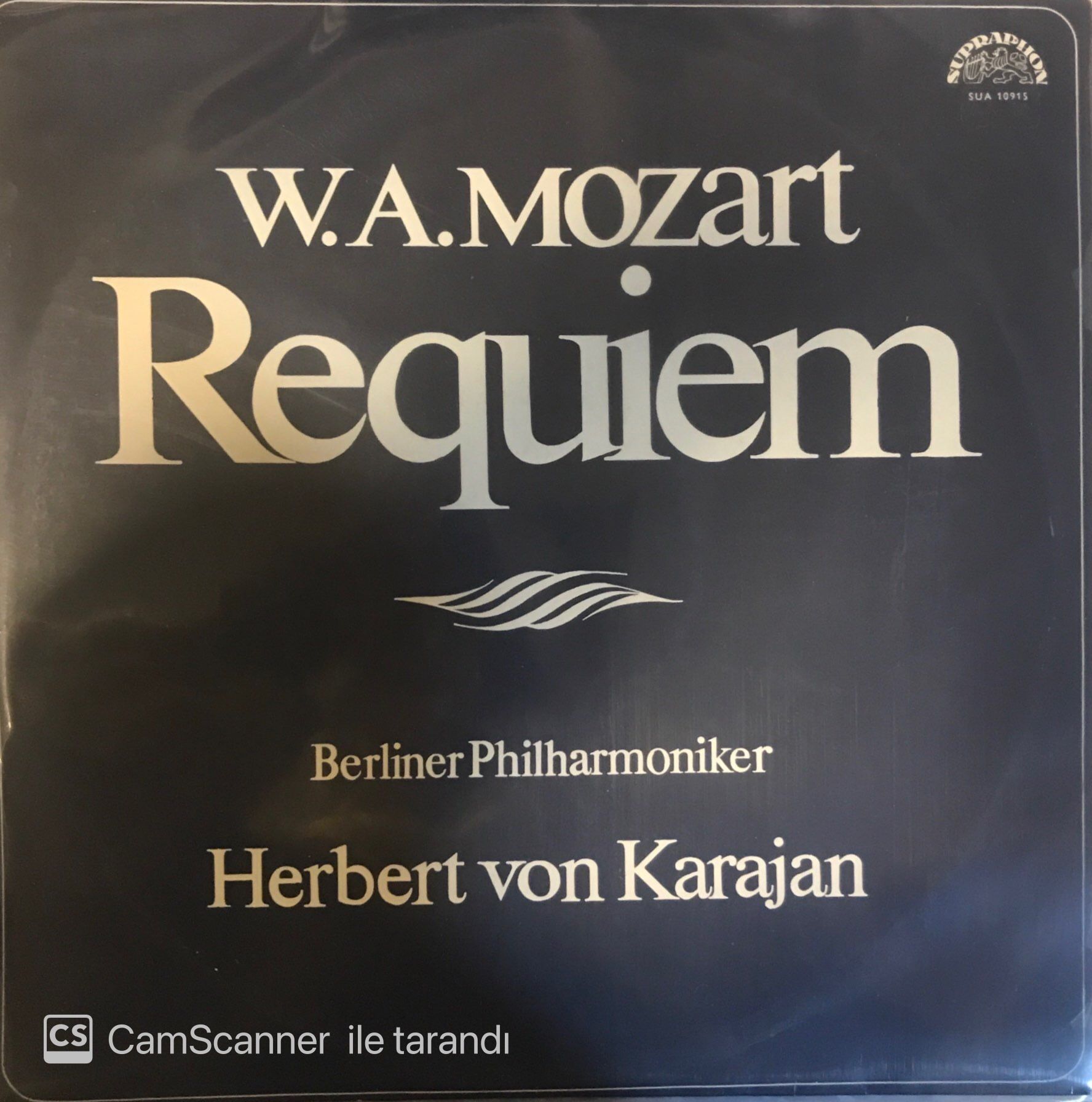 W.A. Mozart Requiem Berlıner Philharmonıker LP