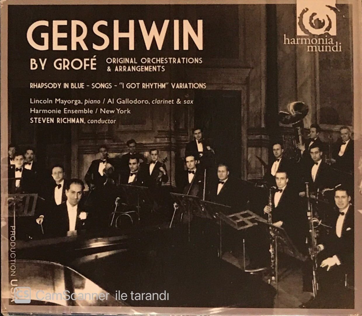 Gershwin By Grofe - Original Orchestrations  & Arrangements CD