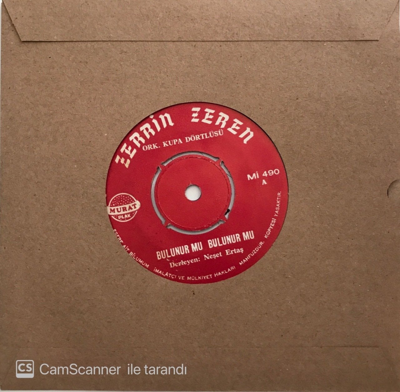 Zerrin Zeren Bulunur Mu Bulunur Mu 45lik